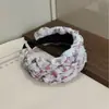 Nueva Diadema Floral Transpirable Fresca de Estilo Coreano para Salidas de Primavera, Accesorio para el Cabello con Corona Alta y Banda Ancha
