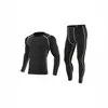 Conjunto de entrenamiento de secado rápido para deportes al aire libre transfronterizo, alta elasticidad, ajuste ceñido, leggings y pantalones largos suaves y lisos de seda de leche, conjunto de dos piezas