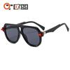 Gafas de Sol de Moda para Hombre con Montura de Aviador Moda de Diseñador Alemán Gafas de Sol para Mujer Todo Fósforo Reparación de Rostro 3956