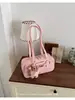 Bolsa de Axila com Padrão de Lichia Super Popular Coreana para Mulheres 2026 Nova Tendência Moda Maleta de Alto Padrão Bolsa Tote de Grande Capacidade