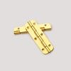 Bisagra larga de hierro 50mm 2 pulgadas color dorado engrosada 90 grados plegable caja de regalo caja de madera soporte de hojas sueltas caja de embalaje plegable