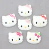 Pegamento Cremoso Hello Kitty Kt Material DIY Funda para Teléfono Móvil Accesorios de Resina Accesorios DIY Pelo de Gato Accesorios para Pasador Venta al por Mayor