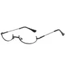 Celebridad de Internet Transmisor en Vivo Secretaria Cosplay Gafas Decorativas Gafas sin Lentes Estilo Deseo Puro Montura de Gafas de Media Montura