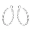 Popular Transfronterizo Europeo y Americano Popular Material de Cobre Retorcido Mobius Circonita Moda Transfronterizo Venta Caliente Pendientes