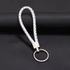Joias Trançadas Criativas Chaveiro de Corda de Couro Pingente de Carro Corda de Chave de Casal Pu Pequeno Presente Fabricante Bolsa