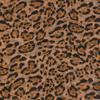 G47 fondo amarillo barro leopardo estampado floral tela de gasa tela para ropa vestido fábrica venta al por mayor