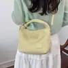 Bolsa de Mão Feminina Cross 2026 Outono Exquisita Novo Estilo Moda para o Dia a Dia Tecida Jovem Coreana Ombro Único Saco Saco Dia