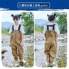 Pantalones de Peto para Niños Ultra-ligeros Impermeables Jardín de Infancia Ropa Impermeable de Cuerpo Completo Pantalones de una Pieza para Playa y Mar
