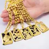 Ouro de Areia Vietnamita Pingente Dourado Agressivo Masculino Guan Yunchang Pingente Dourado de Imitação Etiqueta de Hangtag Dourada Pingente Banhado a Ouro de Imitação de Jade para Homens