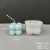 Série Cubo Mágico Xiongwei Transfronteiriço Cubo Grande, Cubo Pequeno, Molde de Silicone Criativo para Velas DIY