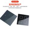 Panel de interruptor inteligente táctil de fábrica de Shenzhen, tipo 86, interruptor inteligente WIFI, panel de vidrio templado, venta al por mayor