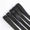 Acessórios de Fita de Nylon Imitação Preta Atacado, Tiras de Amarração Espessadas com Padrão Americano, Padrão Espinha de Peixe para Bolsas Escolares, Bagagem e Alças de Mochila
