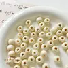 Cuentas de Madera Estilo Antiguo, Semillas de Bodhi, Cuentas Redondas de Sándalo, Madera de Ala de Pollo de Sándalo Cuentas Sueltas para Bricolaje, Materiales para Joyería de Pulsera, Cuentas de Madera Natural