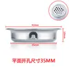 Tampa de Grade de Ventilação Redonda de Aço Inoxidável para Gabinete de Esgoto Guarda-roupa Tampa de Ventilação com Borda Chanfrada para Furo de 19mm