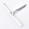 Limpiaparabrisas de silicona blanca acero inoxidable vidrio limpiaparabrisas de silicona para vidrio limpiador de vaho de espejo rascador de vidrio