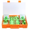 Caja de equipo para experimentos eléctricos de física de secundaria, juego completo, secundaria tres circuitos, noveno grado, estudiantes de secundaria, caja de experimentos de electromagnetismo