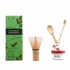 Estilo té Estilo japonés Baibenli Cepillo para té Matcha Herramienta para Matcha Estilo té Dinastía Song Juego de caja de regalo para pedido de té Tazón para Matcha