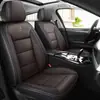 Almofadas de assento de carro personalizadas, adequadas para todas as estações, almofadas de assento de couro Nappa para cinco lugares, cobertura total, assentos dianteiros individuais ou duplos