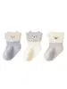 Calcetines para Bebés y Niños Pequeños Clase A Estilo Otoño/Invierno Unisex Sin Costuras Cómodos Calcetines Infantiles Algodón Peinado Calentitos Calcetines para Bebé