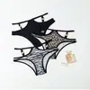 Ropa interior sexy de chica con estampado de leopardo europeo y americano, hebilla metálica, corte en la cadera, levantamiento de glúteos, cintura media, triángulo, tentación, ropa interior sexy para mujer
