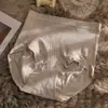 Calcinha feminina de cintura alta, com efeito 3D de levantamento de quadril, cor sólida, brilhante, em estoque, cor Morandi, sem costura, com efeito de contração abdominal, para quadril, atacado