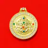 Colar Pingente Bússola de Liga Estilo Étnico Chinês Decoração Pendente Acessórios de Metal Pingente para Homens e Mulheres Presente de Alta Qualidade
