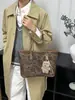 Bolsa Tote de Gran Capacidad para Mujer Otoño e Invierno, Textura Vintage, Bolsa de Viaje 2025, Bolso de Hombro Versátil de Estilo Étnico de Nicho