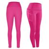 Europa e Estados Unidos transfronteiriços Amazon calça de yoga cor sólida calça esportiva calça cintura quadril calça feminina legging absorvente de suor secagem rápida feminina