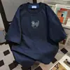 Camiseta de Manga Curta Estampada com Gatinho Fofo de Desenho Animado 2026 Novo Estilo de Verão Estilo Casual Preguiçoso Top Vintage
