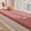 Tapete para Ventana de Bahía Lavable sin Frotar de Alta Gama Lujo Ligero Estilo Europeo Estilo Chino Tela de Terciopelo Teddy Cubierta de Tela Removible y Lavable Tapete para Alféizar de Ventana Balcón