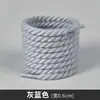 Cordones Redondos de Poliéster-Algodón Trenzados de Tres Hilos, un Par de Zapatos Casuales Versátiles, Zapatos Deportivos, Cordones de Algodón y Lino, un Par Blanco