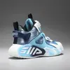 Zapatos de niña con hebilla giratoria, nuevo modelo otoño 2026, zapatillas de baloncesto para niños pequeños y medianos, zapatillas deportivas de moda para niños mayores