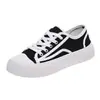 Tênis de Lona Feminino 2026 Sola Grossa Primavera Outono Verão Quatro Estações Casual Versátil Novo Estilo Plataforma Respirável Moderno Esportivo Tênis de Skate