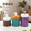 Frasco para mascarilla capilar de material PET 500ml/800ml/1000ml botella dispensadora de acondicionador materiales de empaque cosmético al por mayor