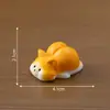 Lindo Cerdo y Trasero de Pato Clip Sosteniendo Muñeca con Pancarta Casa de Muñecas Decoración DIY Accesorios Coche Escritorio Pequeños Adornos