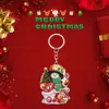 Colgante de Regalo de Navidad Llavero Acrílico 2D Estilo Nuevo Llavero para Mochila de Fiesta de Navidad