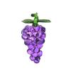 Crystal Craft Entrada Simples Luxo Europeu Morango Abóbora Abacaxi Caqui Ruyi Combinação de Frutas Prato Enfeites de Mesa
