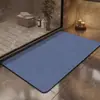Alfombrilla de Baño de Barro Diatomeas Color Sólido Vegana Gruesa Antideslizante Suave Secado Rápido Entrada de Baño para Inodoro Uso en el Hogar