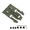 Placa de conexão do adaptador de fivela de liberação rápida Amazon transfronteiriça, acessórios de montagem, base de transferência de coldre tático de puxada rápida