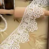 Encaje soluble en agua de 7 cm de ancho, bordado de seda de leche, tela calada, decoración para dobladillos de ropa, perneras de pantalones, extensiones de cortinas y accesorios hechos a mano