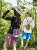 Mochila ligera de exterior para mujer, elegante y multifuncional, se puede usar como bolso cruzado o de hombro, adecuada para senderismo y montañismo, con portabotellas de agua
