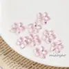 Estilo ins vidro de trabalhador leve doce colorido irregular furo grande flor pingente brincos DIY feitos à mão com contas acessórios de material
