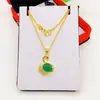 Collar con Colgante de Piedra Preciosa para Mujer, Colgante de Cisne, Estilo Hip-Hop, Estilo Mamá Xiaohongshu, Collar de Piedra Preciosa Mate Estilo Bosque para Mujer, Al por Mayor