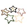 Pinzas de Pelo de Estrella de Cinco Puntas de Colores para Niñas, Pasadores Pequeños para Niños, Pinzas BB para Flecos, Pinzas Laterales para el Cabello, Elementos Geométricos