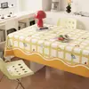 Toalha de Mesa Estilo Desenho Animado para Instagram, Impermeável e à Prova de Óleo, Protetor de Mesa Ambiente de Luxo Leve 2026, Toalha de Mesa Retangular para Mesa de Centro