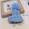 Muñeca de Algodón Linda Muñeca DIY Accesorios para Muñecas Sombrero de Lana Tejido Accesorios de Ropa Sombrero de Navidad
