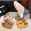 Zapatos Birkenstock completamente cerrados para mujer 2026 nuevo estilo popular otoño slip-on versátiles casuales zapatos de vestir suela blanda Birkenstock