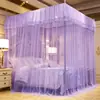 Mosquiteiro para Uso Doméstico, Cama de Casal 1,8m, Estilo Princesa, Estilo Palácio, De Chão, Quarto Tradicional, Três Portas, Estrutura Reforçada 1,5m