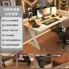 Mesa de Computador para Quarto Mesa de Desktop para Casa Mesa de Escrita para Estudantes Apartamento Pequeno Mesa de Escritório Simples Mesa Dupla para Jogos