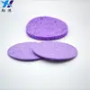 Fabricante Personalizado Morado Poroso Absorbente de Agua Esponja de Pulpa de Madera Formado por Estampado Compresible Limpieza Cuadrado de Hoja de Algodón de Pulpa de Madera